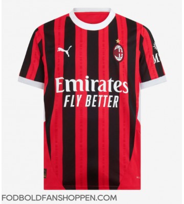 AC Milan Alvaro Morata #7 Hjemmebanetrøje 2024-25 Kortærmet